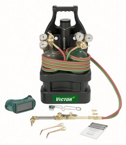 Victor Turbo Torch Acetylene Oxygen Kit with Cutting Tip - 0386-1323