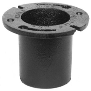 Charlotte Pipe & Foundry 4 x 4 x 8 in. No-Hub Cast Iron Closet Flange ...
