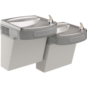 8 gph. Versatile Filtered Wall- Mount Bi- Level ADA Drinking Fontain Grey