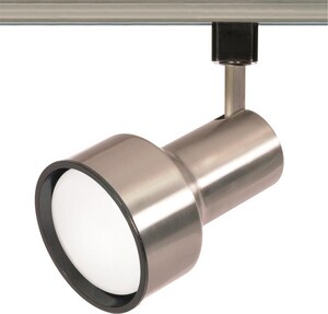 6-1/2 x 4-1/2 in. 1-Light 75W Track Light Head in Brushed Nickel