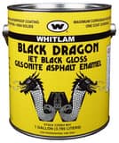 WHITLAM Black Dragon 1 gal Asphalt Paint in Black WBD1 at Pollardwater