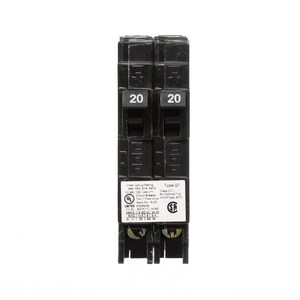 120V 20A 1-Pole Duplex Circuit Breaker