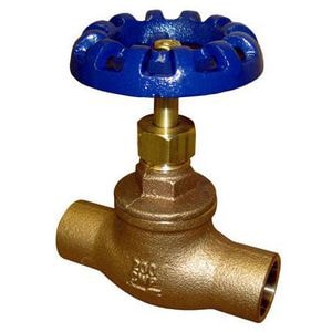 2 in. Bronze Solder Rising Valve Stem Globe Valve