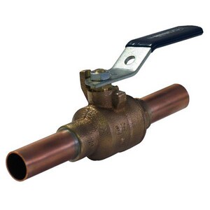 1/2 in. Bronze Full Port Press 200# Ball Valve