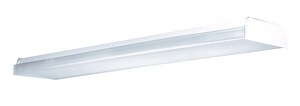 48 in. 4-Light 32W Residential T8 Clear Prismatic Acrylic
