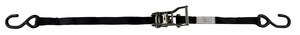 15 ft. Black Ratchet Strap and Hook