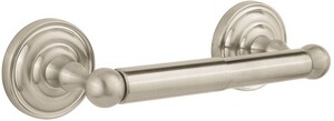 Concealed Mount and Wall Mount Toilet Tissue Holder in Brushed Nickel