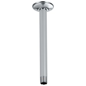 10 in. Ceiling Mount Shower Arm and Flange in Chrome