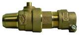 A.Y. McDonald 1-1/2 in. CC x Compression Ball Corporation Stop Lead Free M74701B22J at Pollardwater
