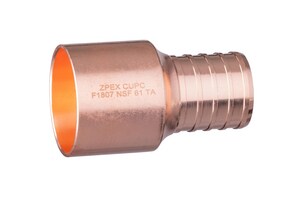 1 in. Copper PEX Crimp x 1 in. Female Sweat Adapter