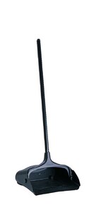 5 x 12-4/5 x 11-3/10 in. Plastic Dust Pan in Black