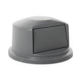 Rubbermaid Brute® 23-1/5 x 12-1/4 x 22-20/29 in. Plastic Trash Dome Top Lid in Grey NFG263788GRAY at Pollardwater