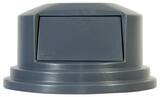 Rubbermaid Brute® 20-1/8 x 14-1/2 x 20-1/8 in. Plastic Trash Dome Top Lid in Grey NFG265788GRAY at Pollardwater