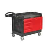 Rubbermaid TradeMaster® 750 lb. Cartridge with 4-Drawer and Small Cabinet in Black NFG453388BLA at Pollardwater