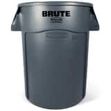 Rubbermaid Brute® 24 in. 44 Gallon Polyethylene Trash Can in Grey NFG264360GRAY at Pollardwater