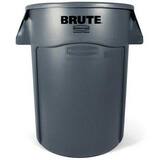 Rubbermaid Brute® 24 in. 44 Gallon Polyethylene Trash Can in Grey NFG264360GRAY at Pollardwater