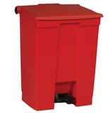 Rubbermaid 18 gal Step-On Trash Container in Red NFG614500RED at Pollardwater