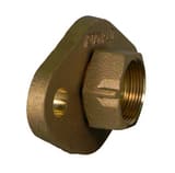 A.Y. McDonald 1 x 1-1/2 in. Meter Swivel Nut x Meter Flanged Brass Meter Adapter M710J46 at Pollardwater