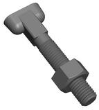 PROSELECT® PSMJARTBF Series 4-7/16 in. Low Alloy Steel Bolt and Nut PSMJARTBFN at Pollardwater