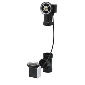 24 in. Plastic Cable Drain in White