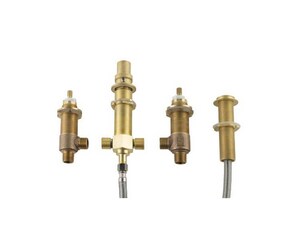 1/2 in. Sweat Deck Mount Roman Tub Faucet Valve