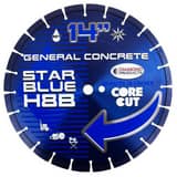 Diamond Products Core Cut™ Star Blue 14 x 1/8 in. 20 mm. Concrete Asphalt Blade D85261 at Pollardwater