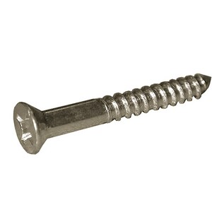 #12 x 1-1/2 in. Phillips Flat Head Wood Screw