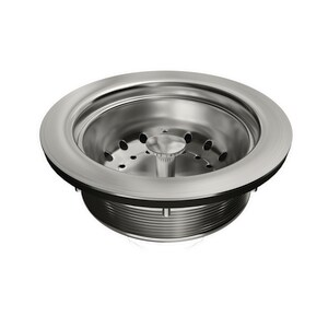 3-1/2 in. Duo Basket Strainer in Stainless Steel