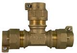 A.Y. McDonald 2 in. CTS Compression Water Service Brass Tee Lead Free M7476022K at Pollardwater