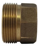 A.Y. McDonald 3/4 in. Female Meter Threaded x 1 in. Male Meter Threaded Brass Meter Adapter M710J34 at Pollardwater