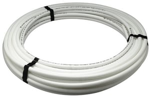 1 in. x 300 ft. PEX-B Tubing Coil in White