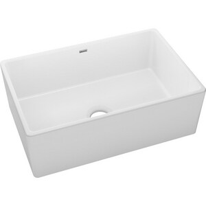 29-7/8 in. Farmhouse Fireclay Single Bowl Kitchen Sink in White