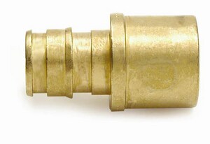 1 in. Brass PEX Expansion x Female Sweat Adapter