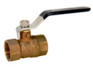 1/2 in. Forged Brass Standard Port NPT 400# Ball Valve