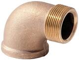 MNPT x FNPT 125# Schedule 40 Standard Global Brass 90 Degree Elbow IBRLFS9K at Pollardwater