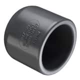 Socket Weld Schedule 80 Domestic PVC Cap in Grey S847002 at Pollardwater