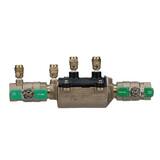 Zurn Wilkins 350XL 1 in. Cast Brass Flanged 175 psi Double Check Valve Backflow Preventer W350XLG at Pollardwater
