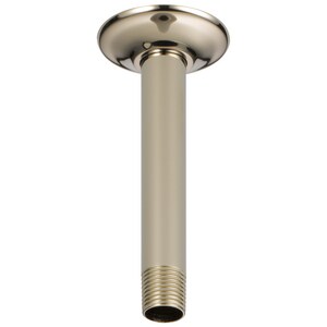 6 in. Ceiling Mount Shower Arm and Flange in Brilliance<REG/> Polished Nickel