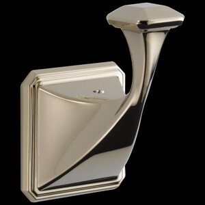 1-Hook Robe Hook in Polished Nickel