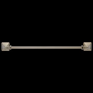 24 in. Towel Bar in Brushed Nickel