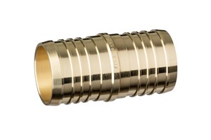 1-1/2 in. Brass PEX Crimp Coupling