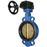 FNW® 711 Series 5 in. Cast Iron Buna Lever Operated Wafer Butterfly Valve FNW711BS at Pollardwater
