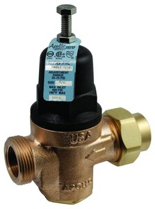 1 in. 400 psi Bronze Single Union NPT Pressure Reducing Valve