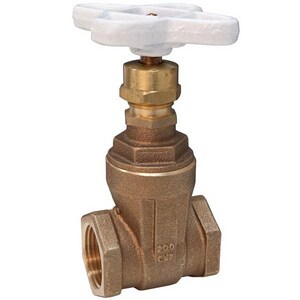 1-1/2 in. Silicon Bronze Full Port NPT Gate Valve