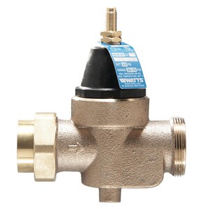 1 in. Cast Copper Silicon Alloy NPT Union x FNPT Pressure Reducing Valve