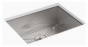 25 in. Dual Mount Stainless Steel Single Bowl Kitchen Sink