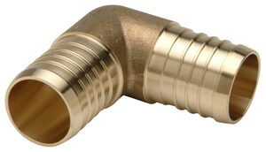 1 in. Brass PEX Crimp 90° Elbow