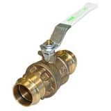 FNW® Figure X430 Brass Full Port Press Ball Valve FNWX430D at Pollardwater