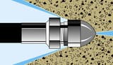 General Pipe Cleaners 1/4 40 Degree Angle Nozzle GJN44 at Pollardwater