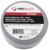 PROSELECT® 2 in. x 60 yd. Plastic Rubber Duct Tape Utility Grade in Silver PSDTU260S at Pollardwater